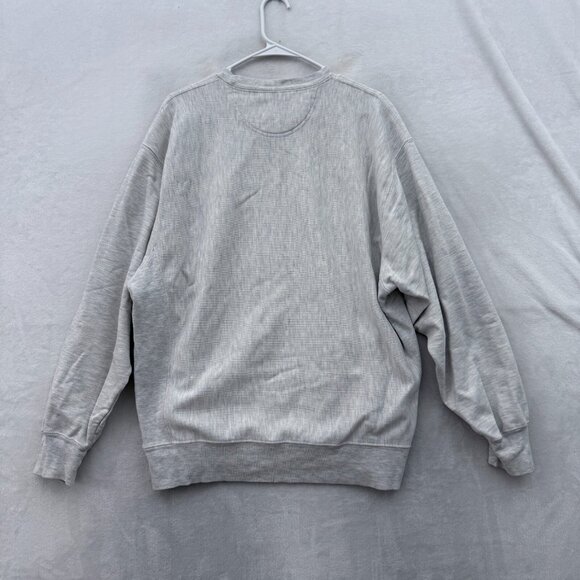 Vintage Universirty Of Notre Dame Sweatshirt Mens L Gray Pullover Fleece - Picture 8 of 9